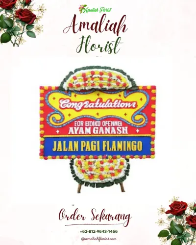 Bunga Papan Congratulation di Tirtasari
